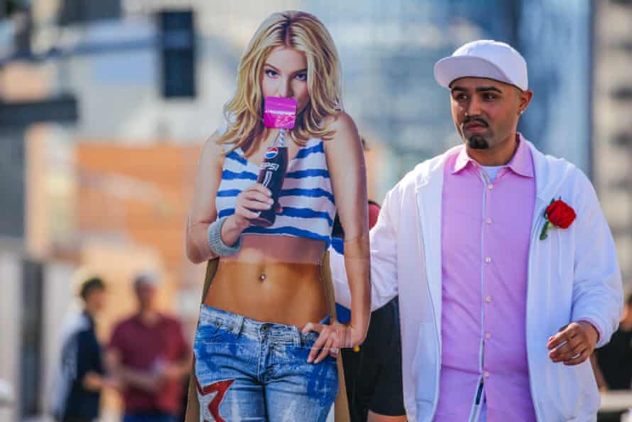 The #FreeBritney movement finds its moment: ‘All the hard work was worth it’ | Britney Spears 4 Junior Olivas, who helped organize the first fan rally in 2019, holds a cutout of Britney Spears as he gathers with supporters in Los Angeles.
