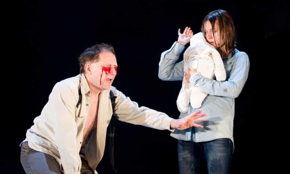 Danny Webb and Lydia Wilson in Sarah Kane’s Blasted