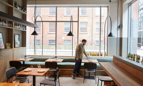 ‘Like the polished concrete floors and  breeze-block walls, the menu is sparse to the point of minimalism’: Erst, Manchester.