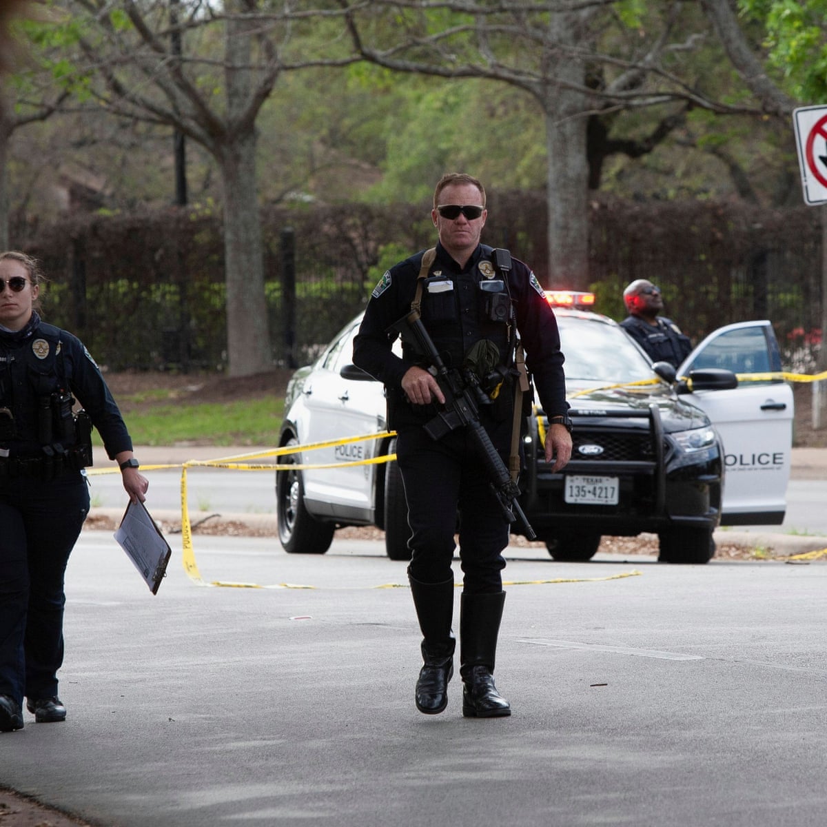 Texas shooting: fugitive in custody after three people killed in Austin |  Texas | The Guardian
