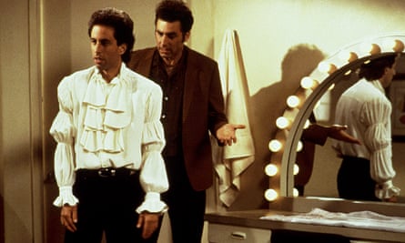 Seinfeld and Richards in The Puffy Shirt.