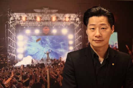 Freddy Lim, a well-known Taiwanese politician and frontman for metal band Chthonic