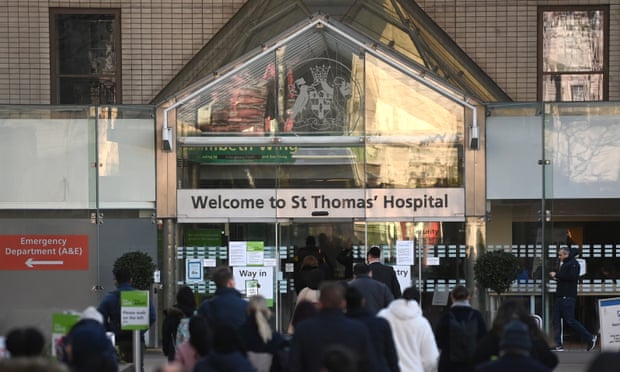 St Thomas’ hospital in London