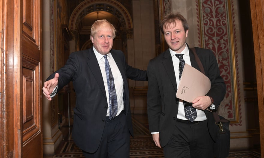 Ratcliffe meeting Boris Johnson, then foreign secretary, in London in November 2017.