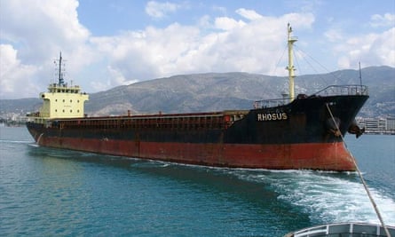 The Rhosus ship is seen at the port in Volos, Greece April 19, 2013