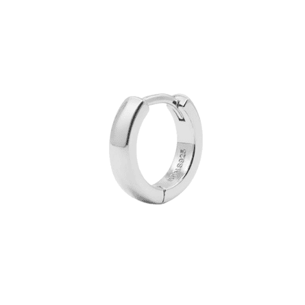 Serge Denimes Silver Huggie Hoop