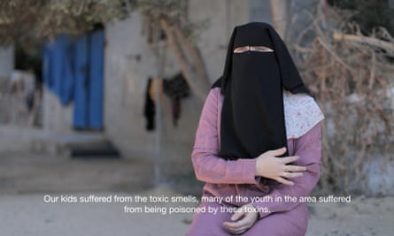 A woman living near the now polluted area.