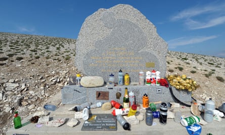 The Tom Simpson memorial on Mont Ventoux in the Alps is often on the Tour de France route but riders will not pass it in 2017.