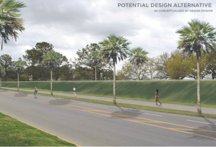 Charleston seawall design.