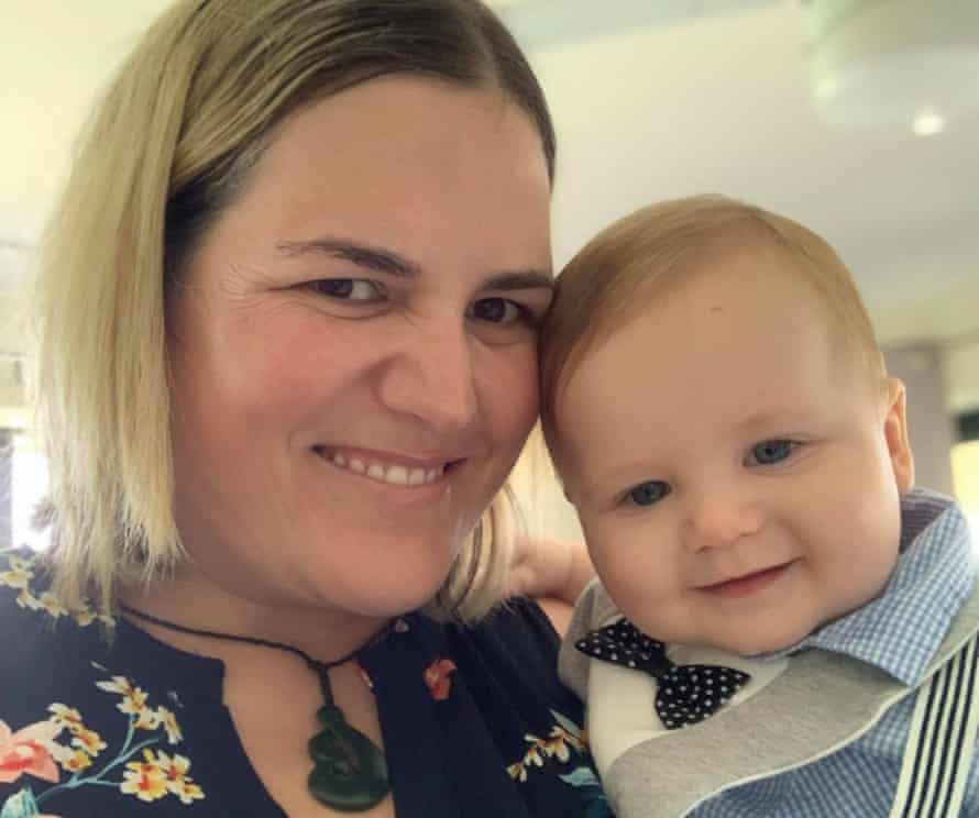 Julie Cooper, with her son Kohan, 7 months.