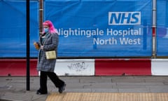 Nightingale NHS hospital in Manchester was put on standby in October to deal with an expected rise in coronavirus cases. 