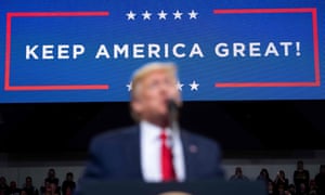 Donald Trump speaks in Des Moines, Iowa.