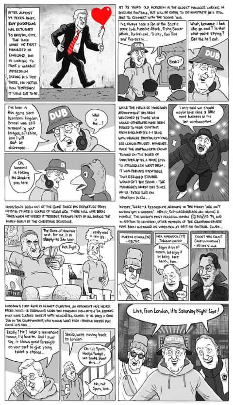 David Squires on … Roy Hodgson going west to revive his love of football, panel 1