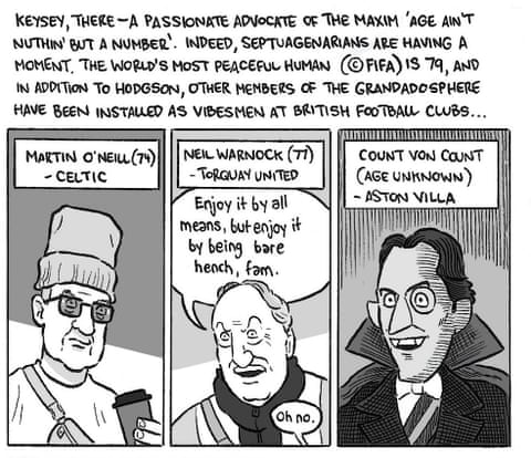 David Squires on … Roy Hodgson going west to revive his love of football, panel 6