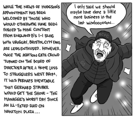 David Squires on … Roy Hodgson going west to revive his love of football, panel 4