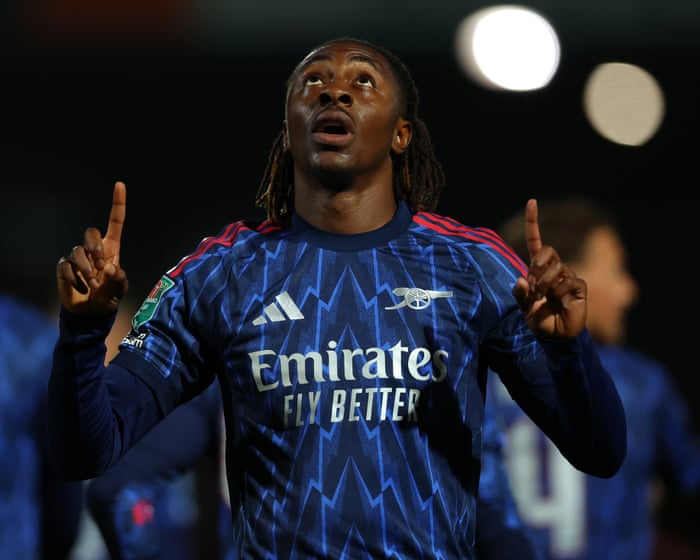 Eberechi Eze opens Arsenal account in Carabao Cup victory at Port Vale