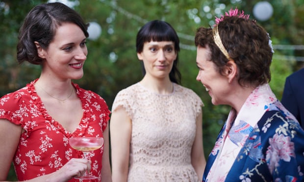 With Sian Clifford and Olivia Colman in Fleabag the TV show.