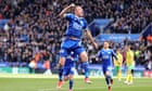 Jamie Vardy’s late strike helps resurgent Leicester see off Norwich