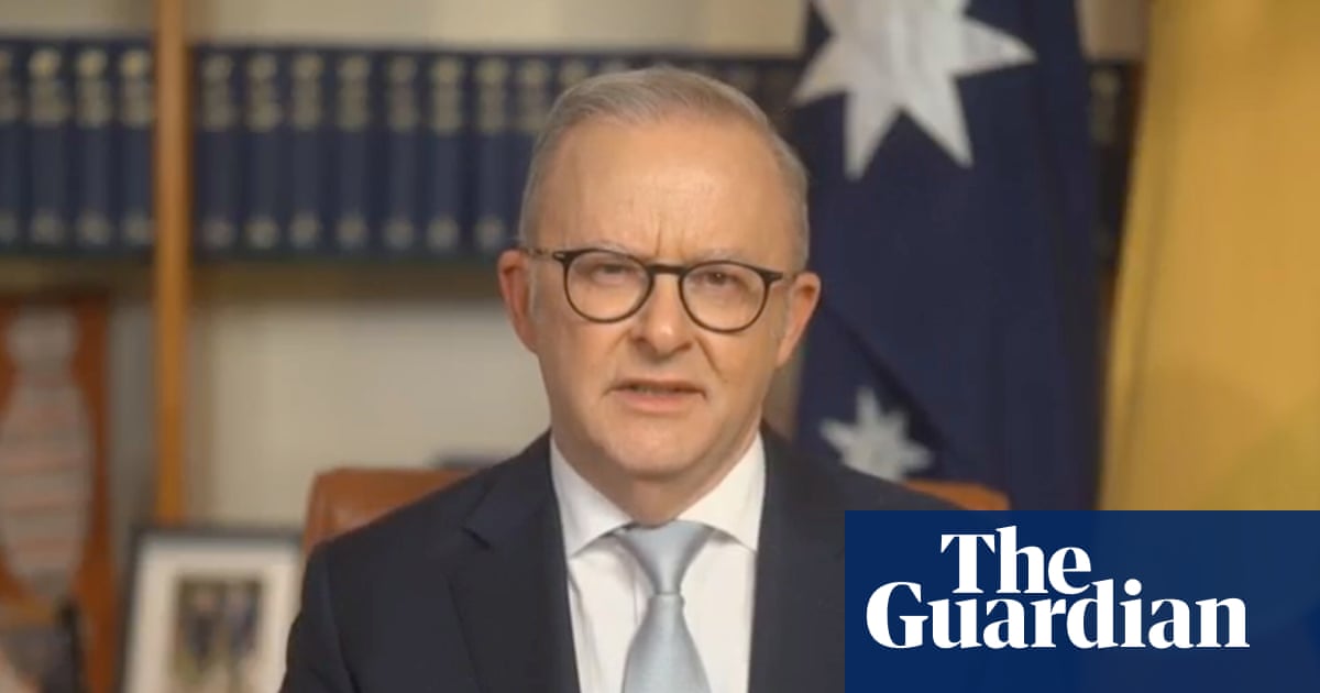 Australian PM says ‘next few months may not be easy’ in rare address to the nation – video