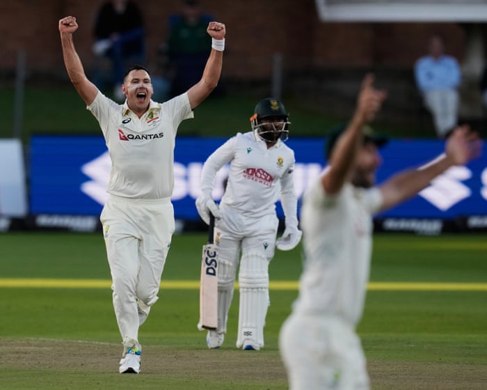 Scott Boland shines against South Africa but rain dominates again