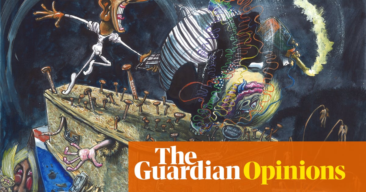Martin Rowson: another nail in the coffin – cartoon