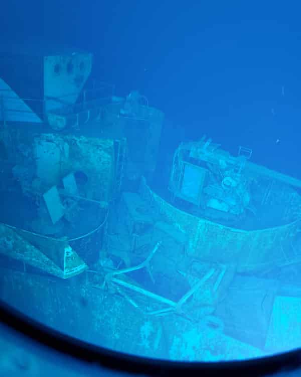 The shipwreck’s pilot house