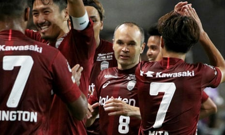 Andrés Iniesta opens J-League account in style  –  video