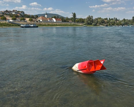 Low water levels in the Danube