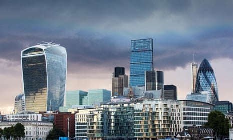 The City of London, Britain’s financial district.
