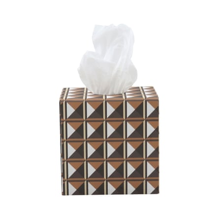 Penwreath & Hall Tissue Box in Venetian Stud