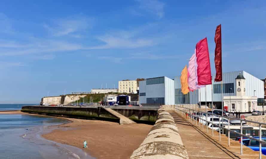 The Margate seafront and the Turner Contemporary gallery