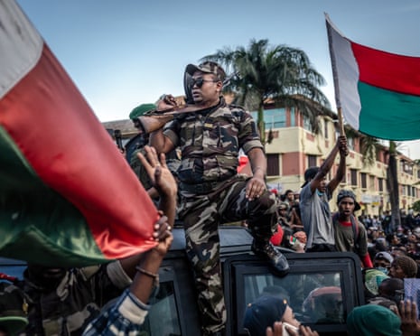 Madagascar’s president says illegal power grab by military is under way Madagascar’s president says illegal power grab by military is under way