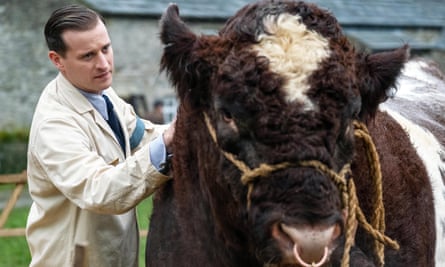 Escapism … Nicholas Ralph as vet James Herriot in the remake of All Creatures Great and Small.