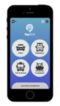 The TapSOS app, designed to help people who can’t speak contact the emergency services.