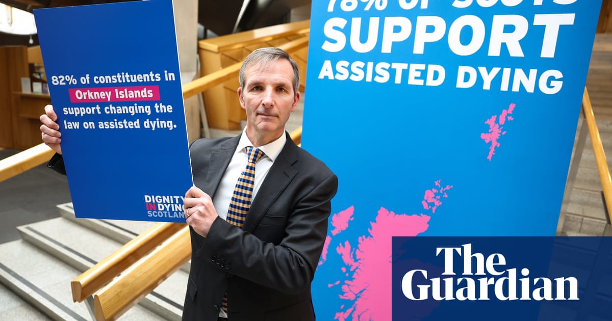 Bill tabled in Scotland could legalise assisted dying for terminally ill adults | Scotland