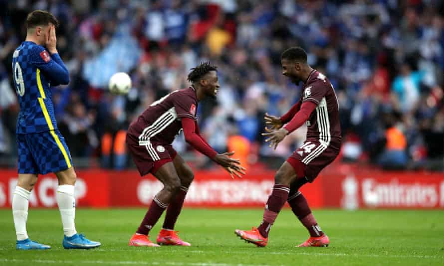 Kelechi Iheanacho (right) and Wilfred Ndidi are due to go to the Africa Cup of Nations in January.