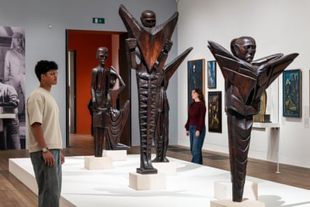 ‘This is a west African story’: how modern art tackled Nigeria’s identity crisis Seven Wooden Sculptures by Ben Enwonwu commissioned by the Daily Mirror in 1960-1961.