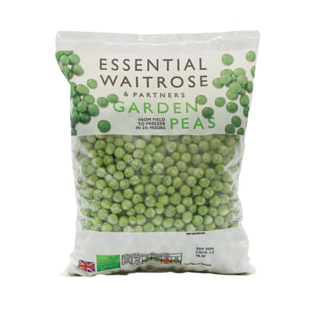 Essential Waitrose frozen British garden peas