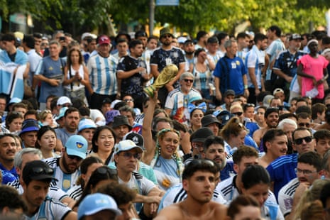 Argentina fans in Dallas.