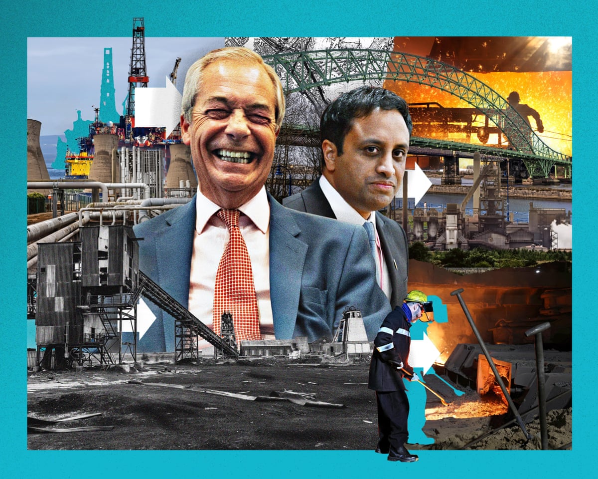 They feel betrayed': how Reform UK is targeting votes in Britain's manufacturing heartlands | Economics | The Guardian