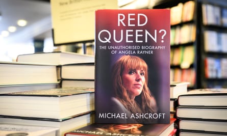 A copy of Red Queen? by Michael Ashcroft in a branch of Waterstones