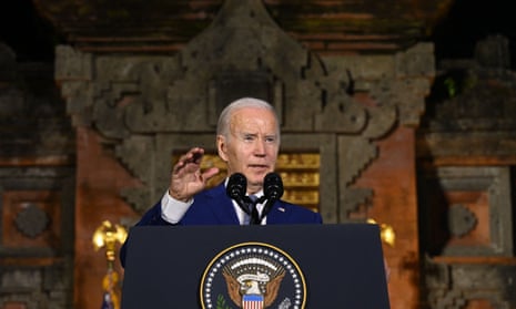 Biden said: ‘I think we’re going to get very close in the House, but I don’t think we’re going to make it.’