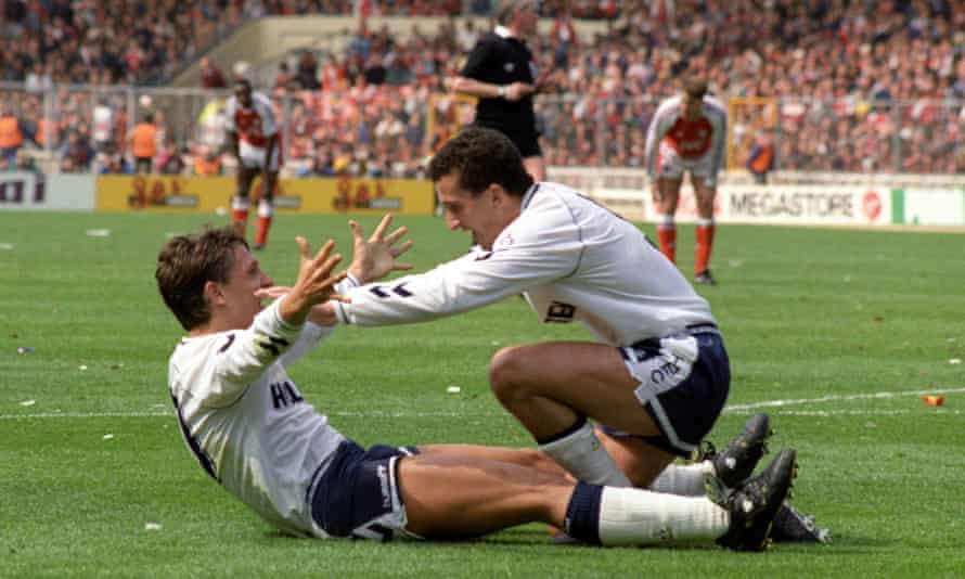 Gary Lineker and Vinny Samways