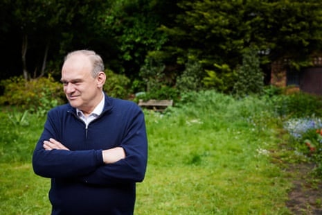 Ed Davey at his home in London in May 2023