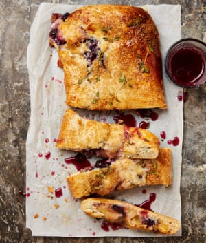 Yotam Ottolenghi’s cheesy, fruity stromboli.