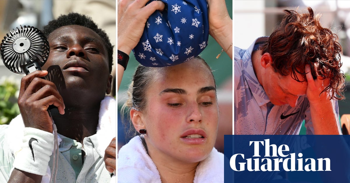 Baking on the clay: How players are feeling the heat in a French Open furnace