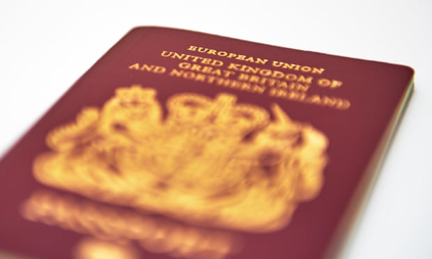 A European Union passport.