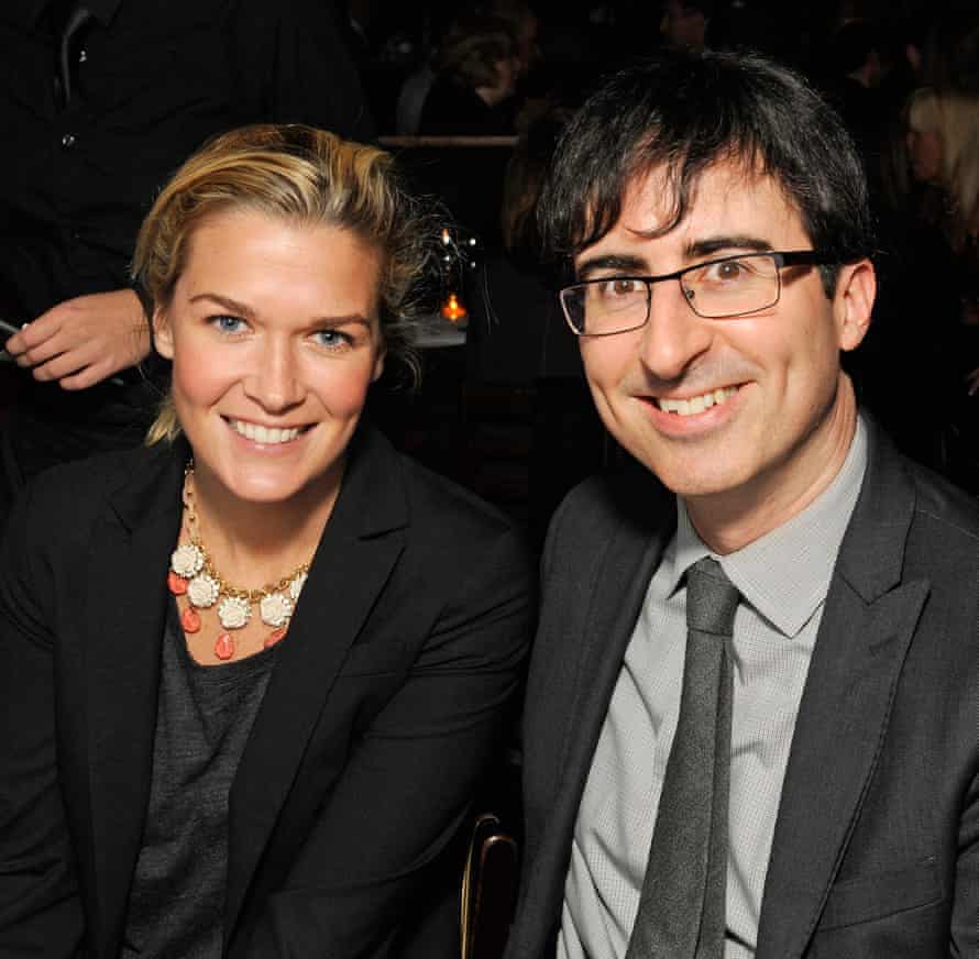 Kate Norley and John Oliver attend Comedians “Stand Up” for Scleroderma at Cool Comedy - Hot Cuisine at Caroline’s On Broadway on October 22, 2012 in New York City.