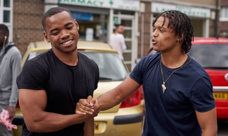 Not what they seem … Joivan Wade as Shiro, left, and Percelle Ascott as Kyle in the story created by London MC Rapman.