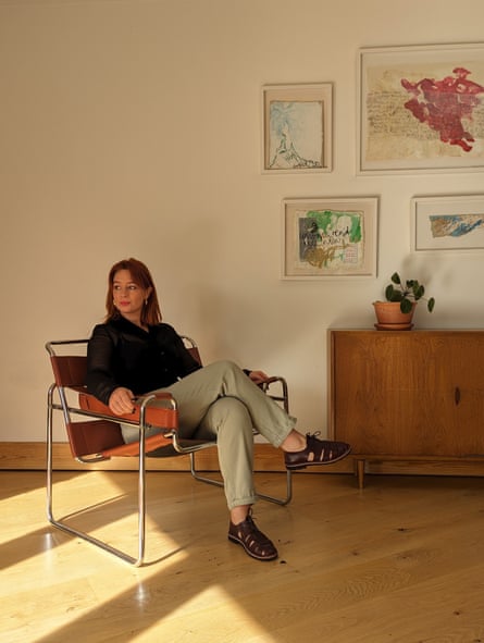 Norfolk Retro’s Laura Budds, in a Marcel Breuer Wassily armchair by Knoll